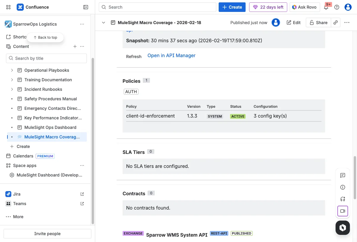 Security macro section example